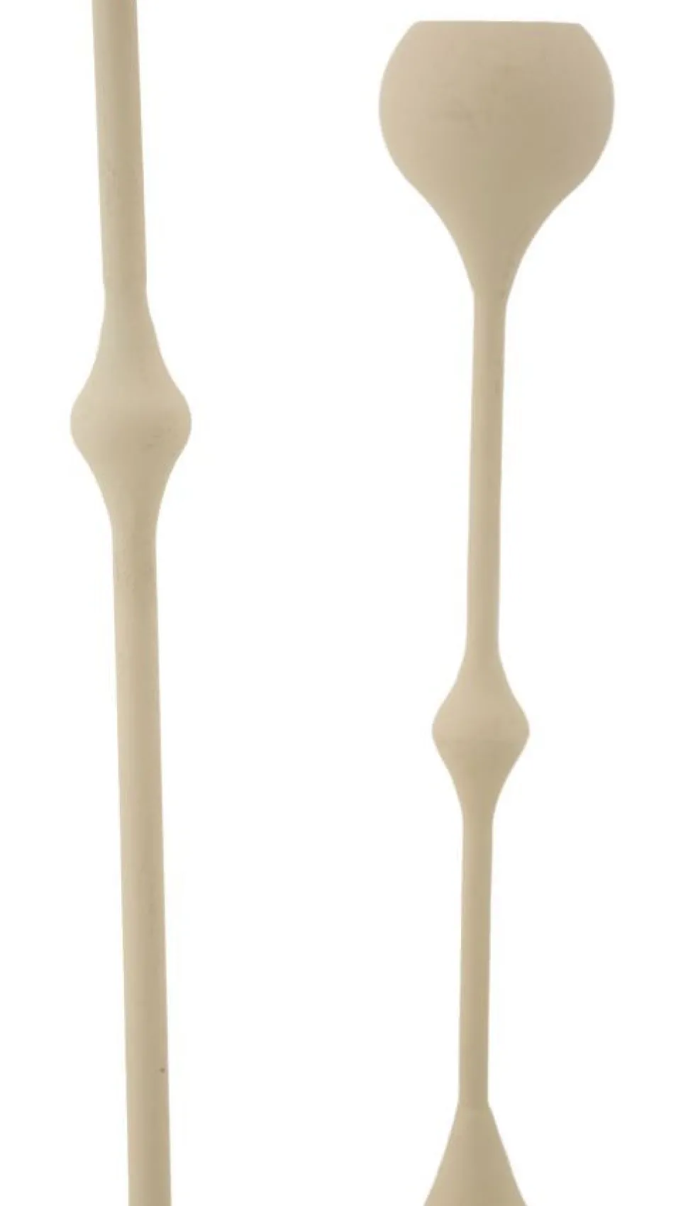 Porte-bougie Slimmy Crème set de 2 pièces