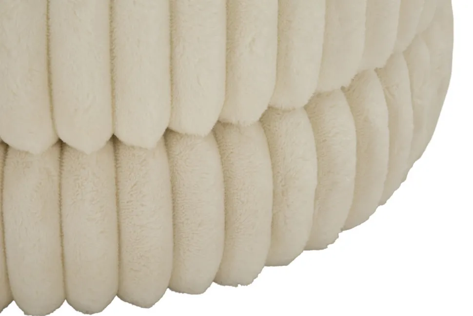Pouf Levels Tissu crème