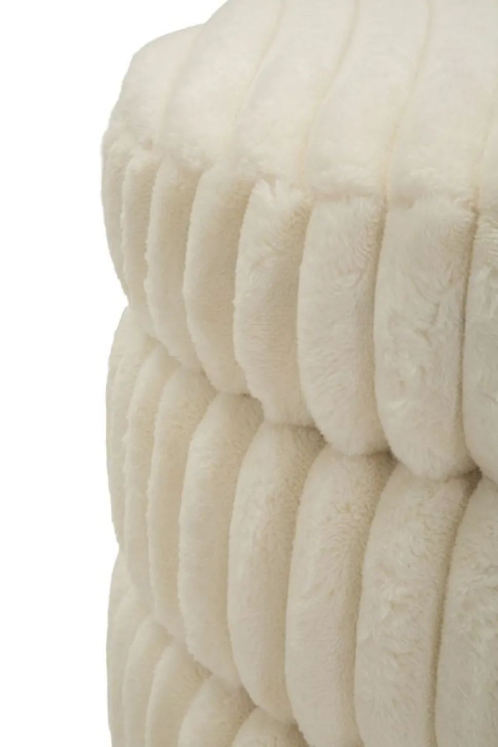 Pouf Levels Tissu crème