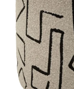 Pouf Nairobi motif abstrait