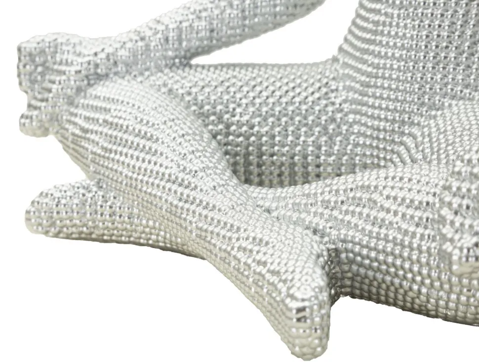 Sculpture Femme Yoga Silver Argent