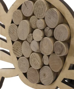 Sculpture suspendue en forme de Crabe Bois massif et MDF