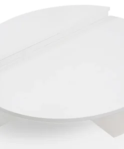 Set de 2 tables basses design Glowik Blanc mat