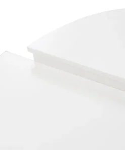 Set de 2 tables basses design Glowik Blanc mat