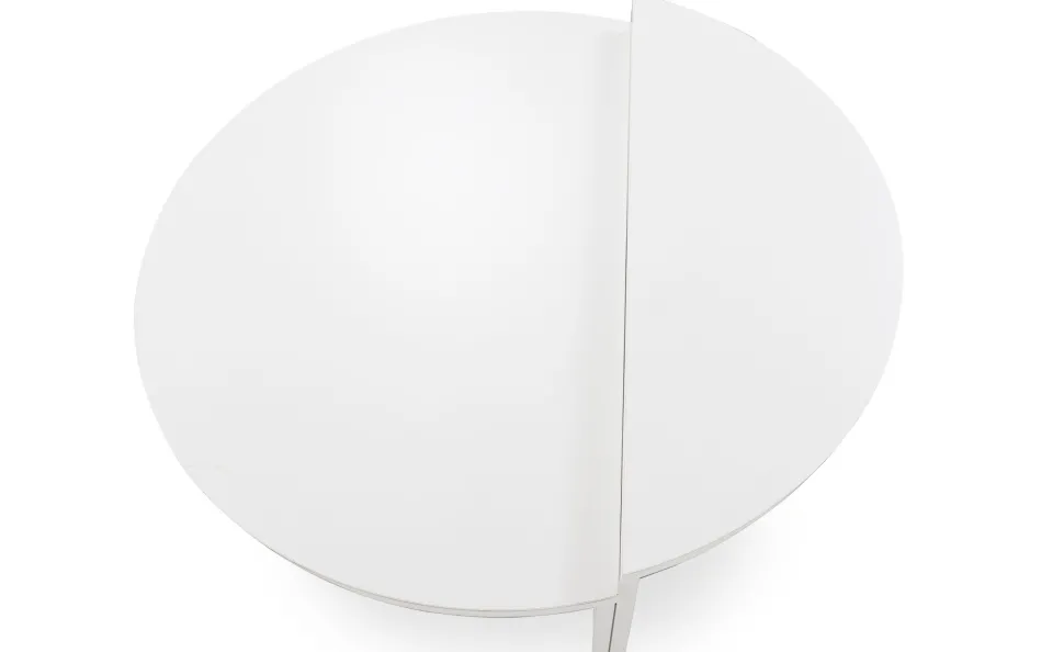 Set de 2 tables basses design Glowik Blanc mat