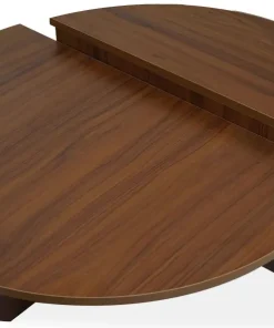 Set de 2 tables basses design Glowik Bois Noisette