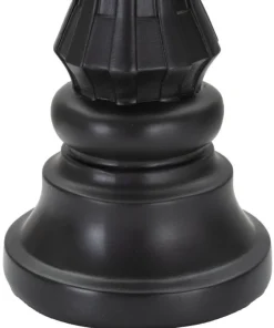 Statuette Roi d'échecs Polyrésine Noir et Or