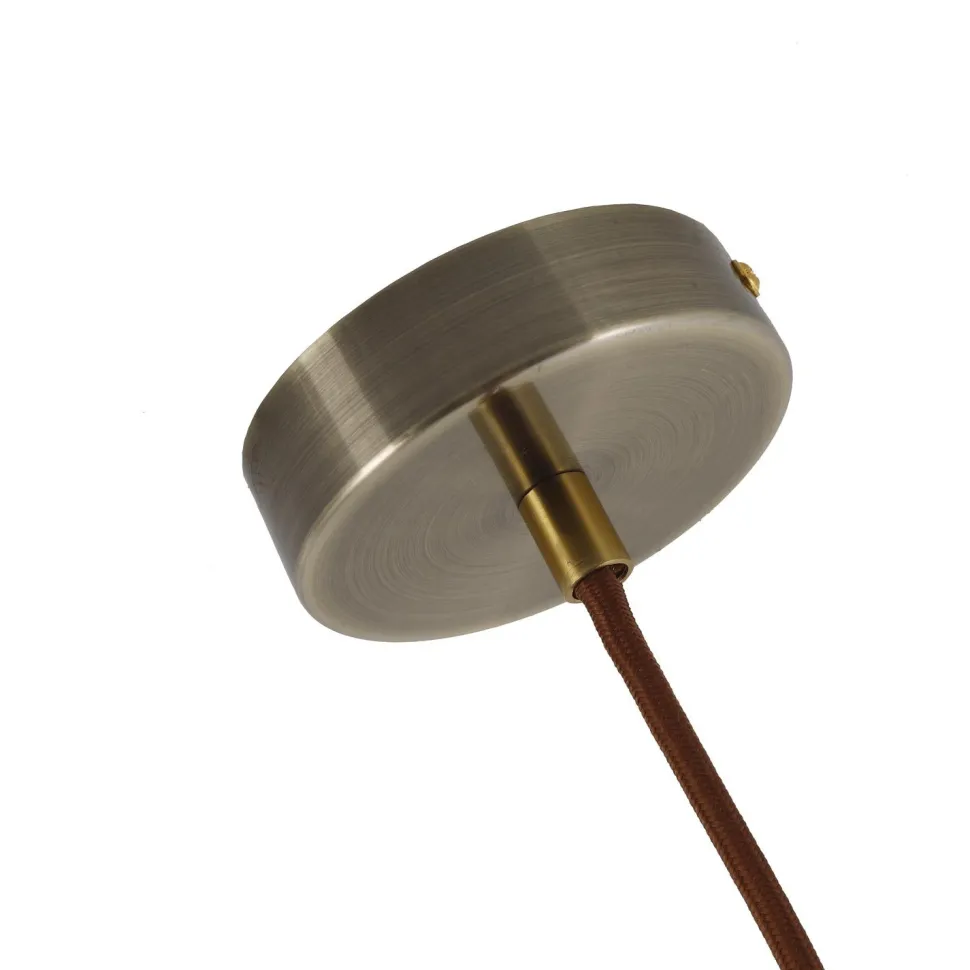Suspension LED Odalys Verre Transparent fumé