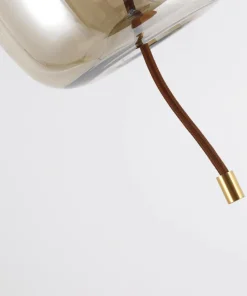 Suspension LED Odalys Verre Transparent fumé