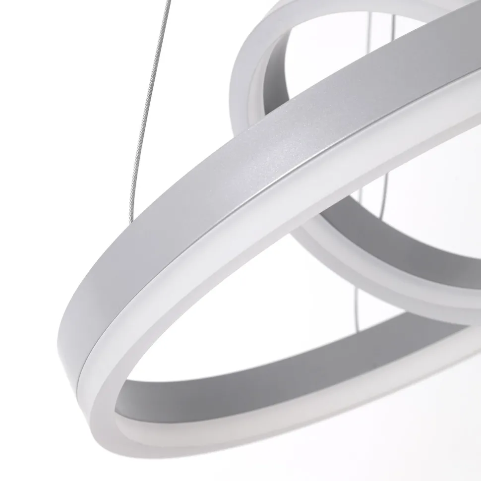 Suspension LED Polux Métal Gris