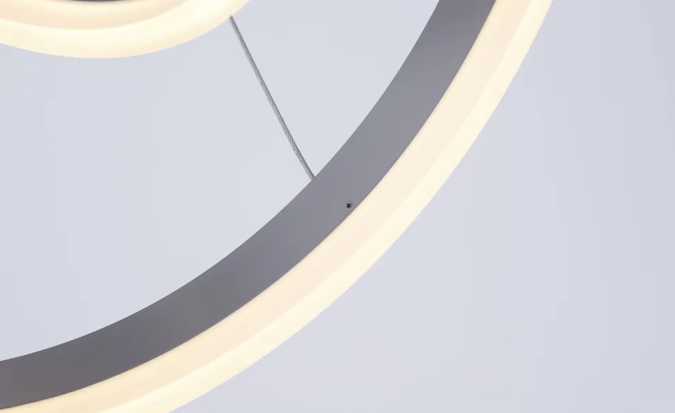 Suspension LED Polux Métal Gris