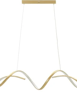 Suspension LED Uter finition Or, système à trois températures de couleur