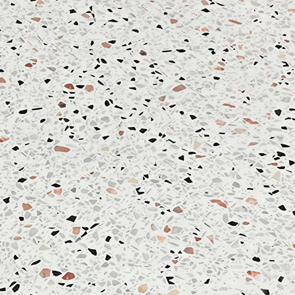 Table basse forme nuage 69x100cm Lagoon Effet Terrazzo