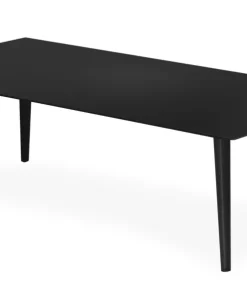 Table basse rectangulaire 120x60cm Bipolart Métal Noir