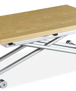 Table basse relevable Carrera Chêne clair