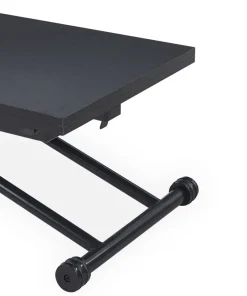 Table basse relevable Carrera Noir carbone