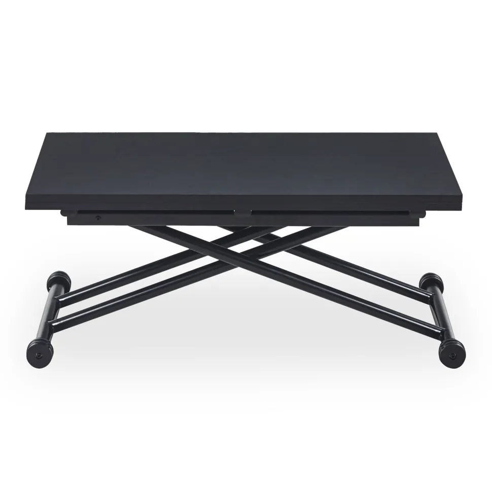 Table basse relevable Carrera Noir carbone