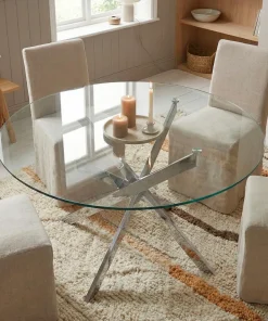 Table Croisade Chrome