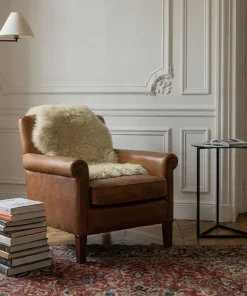 Table d'appoint Oliana Miroir et Métal Noir