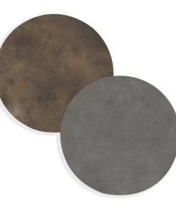 Table de chevet Wasat L44,5xH90cm Bronze et Anthracite