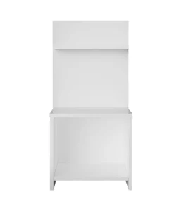 Table de chevet Wasat L44,5xH90cm Blanc