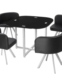 Table et chaises Mosaic 90 Noir