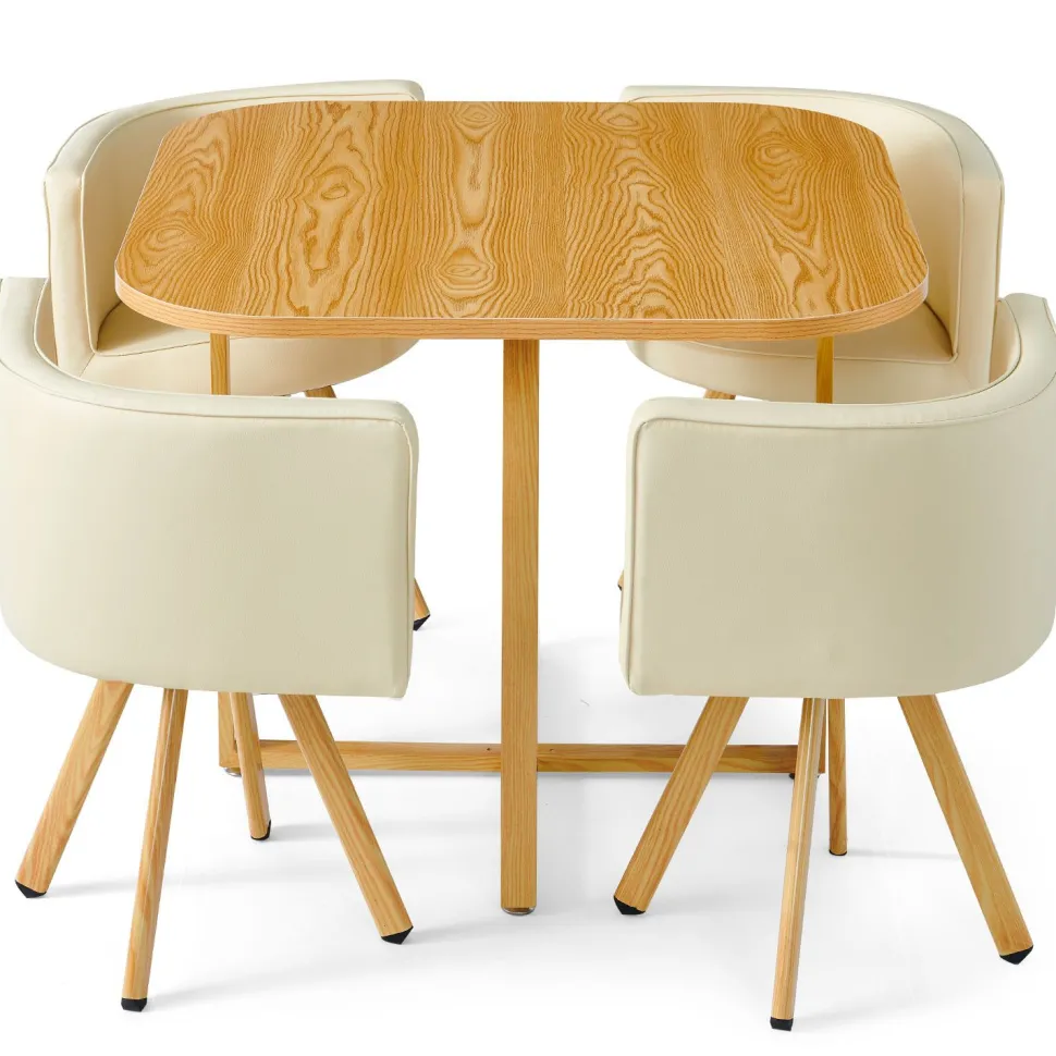 Table et chaises scandinaves Oslo Beige