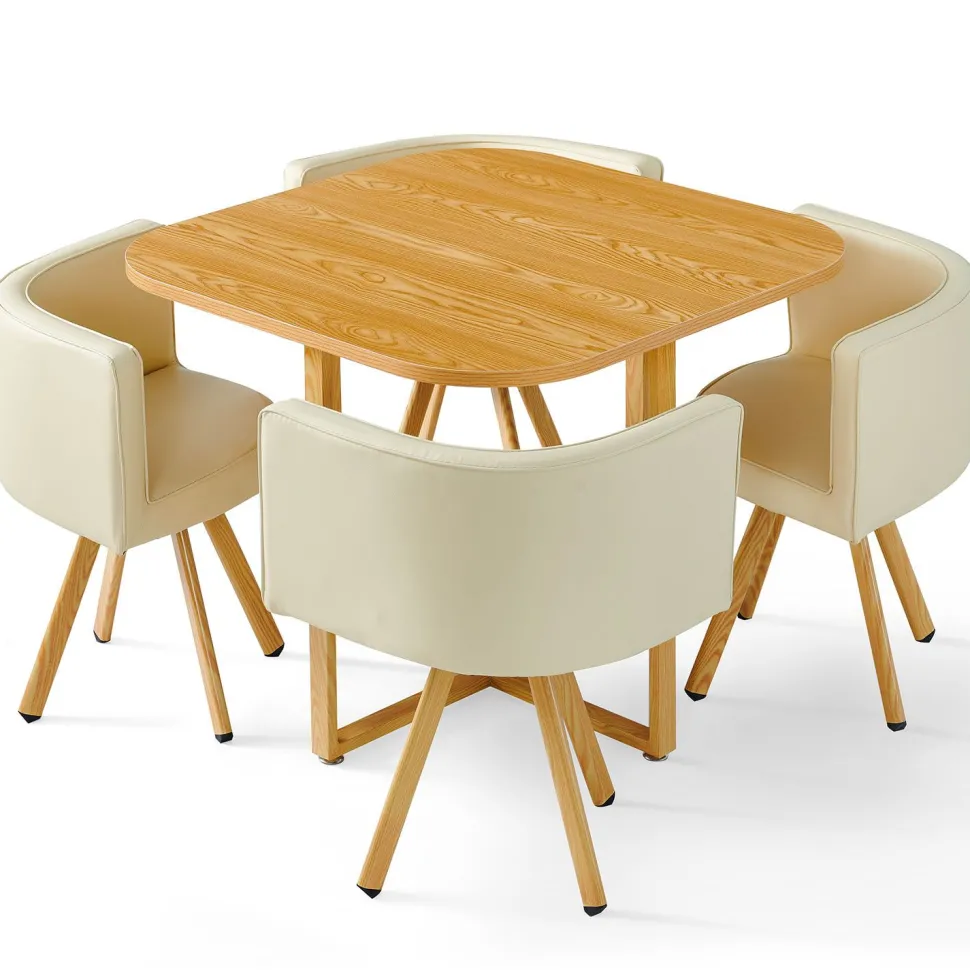 Table et chaises scandinaves Oslo Beige