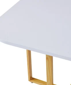 Table et chaises scandinaves Oslo Blanc