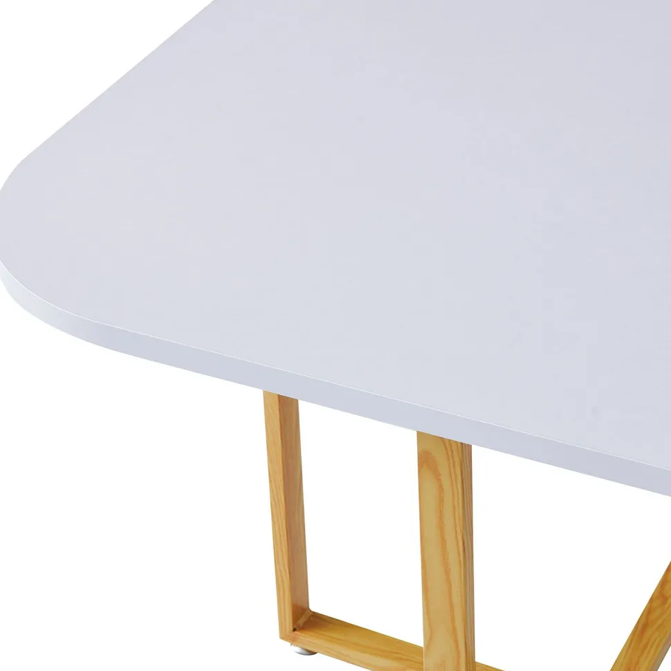 Table et chaises scandinaves Oslo Blanc