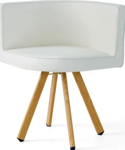 Table et chaises scandinaves Oslo Blanc