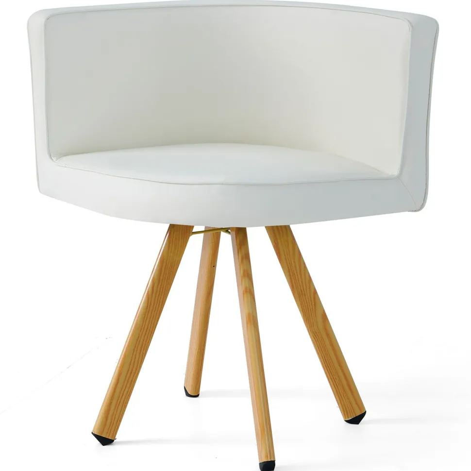 Table et chaises scandinaves Oslo Blanc