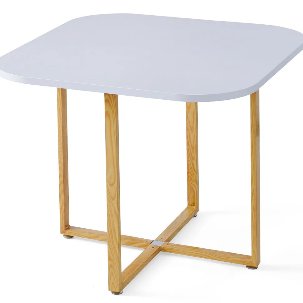 Table et chaises scandinaves Oslo Blanc
