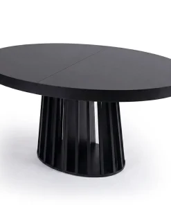 Table ovale extensible Eliza Noir