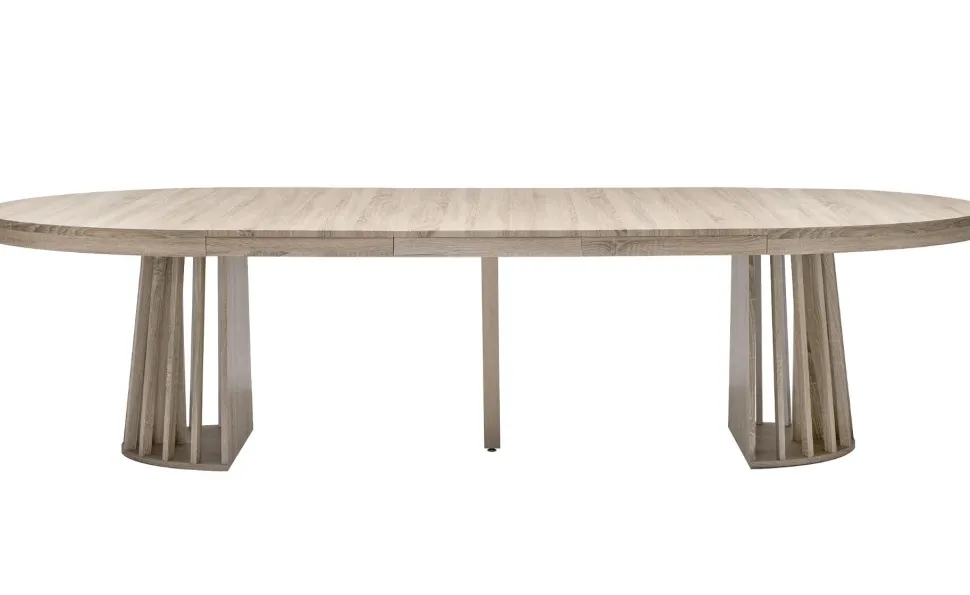 Table ovale extensible Eliza Chêne clair