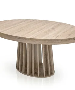 Table ovale extensible Eliza Chêne clair