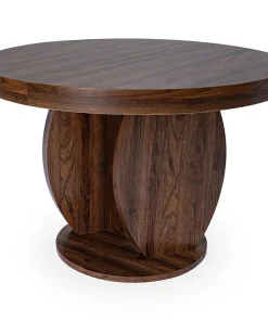 Table ovale extensible L110-260cm Icarios avec pieds design Bois Noyer