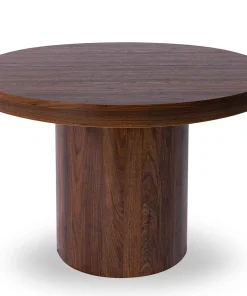 Table ronde extensible 110-260cm Suzie Bois noisette