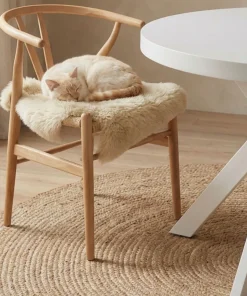 Table ronde extensible Myriade Blanc