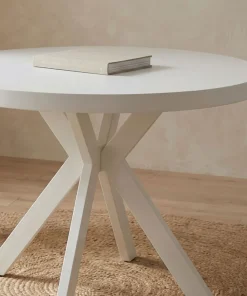 Table ronde extensible Myriade Blanc
