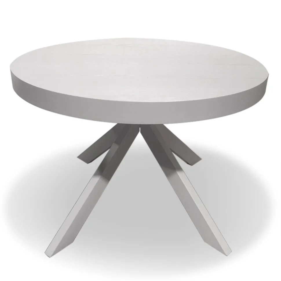 Table ronde extensible Myriade Blanc