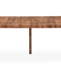 Table ronde extensible Myriade Noir et Noyer