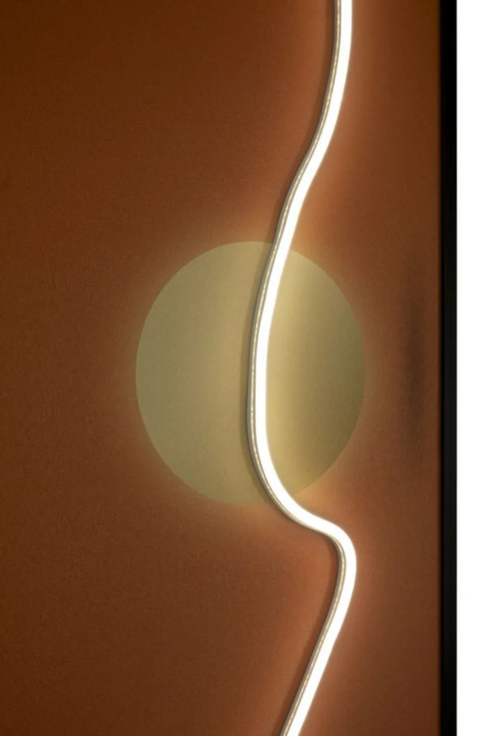 Tableau abstrait avec LED décoratif