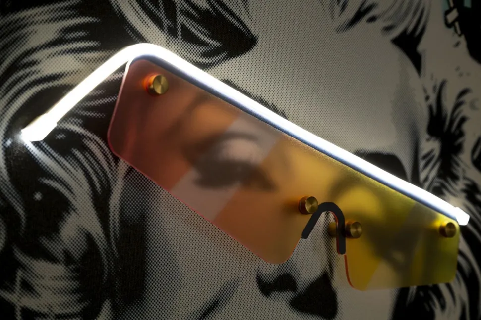 Tableau décoratif Marilin Inserts 3D avec LED
