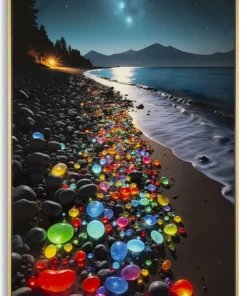 Tableau impressions sur toile couleurs laquées cadre 60x90