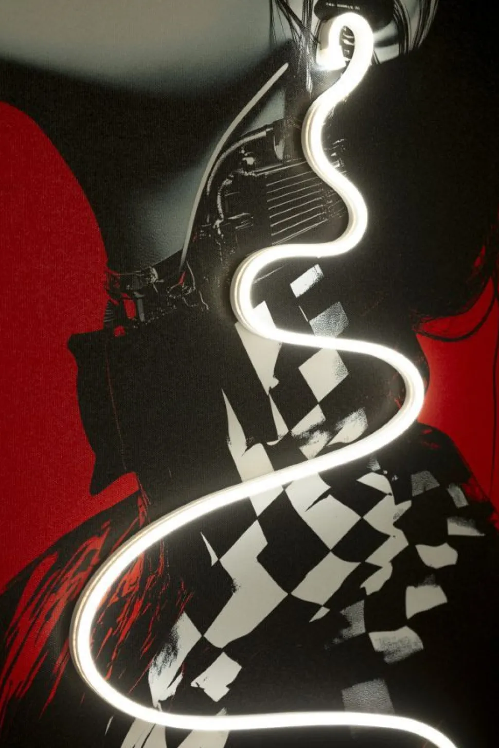 Tableau moderne avec LED acrylique 3D