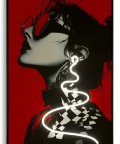 Tableau moderne avec LED acrylique 3D