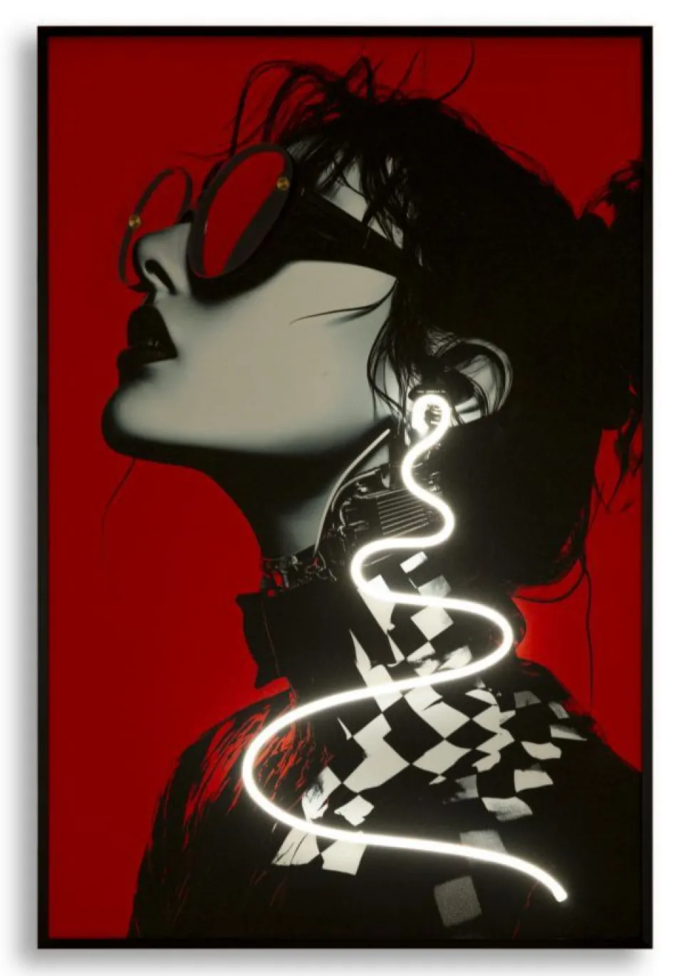 Tableau moderne avec LED acrylique 3D