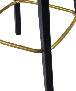 Tabouret de bar Yokori en cannage et Bambou Noir