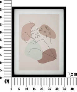 Tampon Visage M.D.F. et verre multicolore